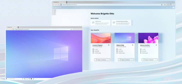 โปรแกรมคอมพิวเตอร์เสมือนบนคลาวด์ Windows 365 Business Basic