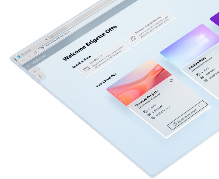 บริการคอมพิวเตอร์เสมือนบนคลาวด์ Windows 365 Business Basic