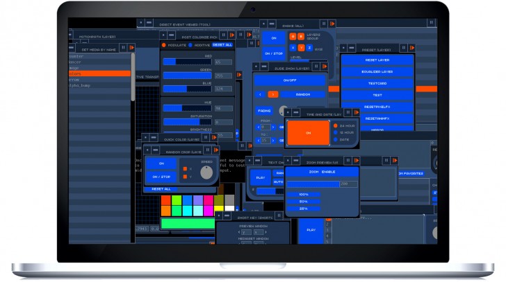 โปรแกรมสร้างเอฟเฟคภาพ แสง สี สำหรับเวทีการแสดง รุ่นใช้งานในสถานศึกษา Modul8 Education License