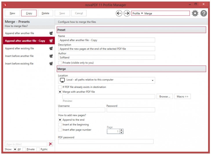 โปรแกรมสร้าง PDF จากไฟล์เอกสาร novaPDF Lite