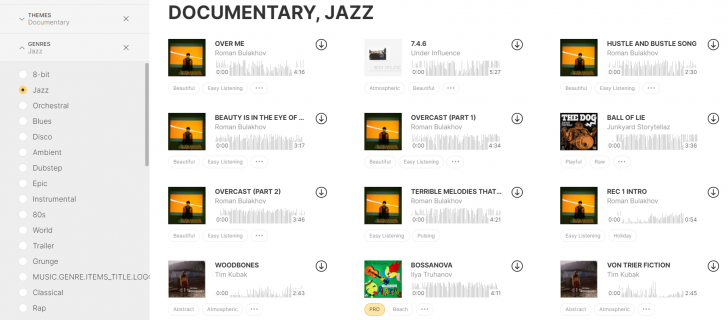 สต๊อกเสียงดนตรีประกอบคุณภาพสูง Icons8 Music
