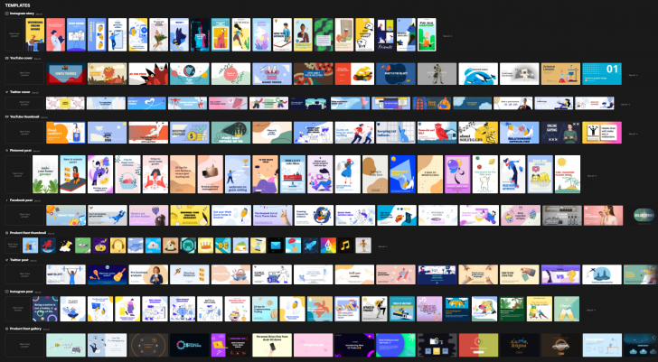 โปรแกรมออกแบบกราฟิกออนไลน์ พร้อมสต๊อกวัตถุดิบ Icons8 Mega Creator