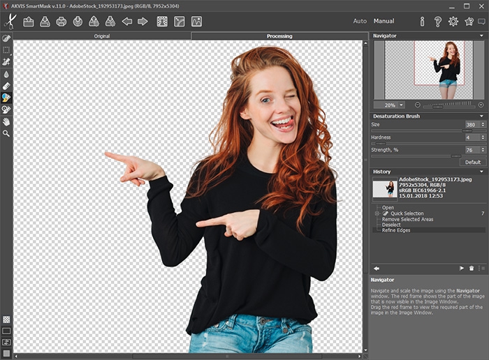 โปรแกรมลบพื้นหลังรูปภาพ AKVIS SmartMask AI โปรแกรมลบพื้นหลังรูปภาพ AKVIS SmartMask AI