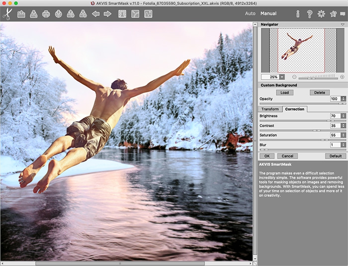 โปรแกรมลบพื้นหลังรูปภาพ AKVIS SmartMask AI โปรแกรมลบพื้นหลังรูปภาพ AKVIS SmartMask AI