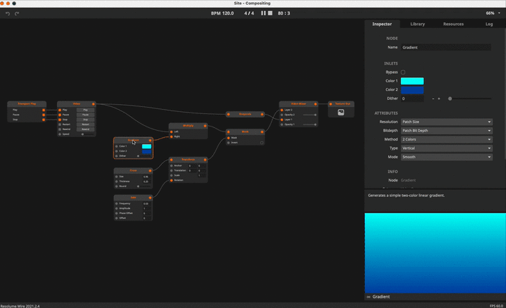 โปรแกรมสร้างโมชันกราฟิก สำหรับเวทีการแสดง Resolume Wire