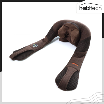 TOKUYO TH-519 Brown Neck and Shoulder Massager (เครื่องนวดคอ บ่า ไหล่ พร้อมลูกกลิ้งนวดแบบ 3 มิติ จำลองเสมือนมือคนจริง)