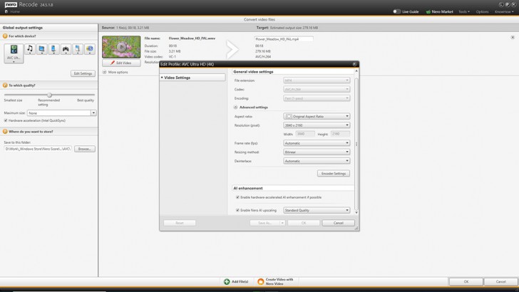 โปรแกรมแปลงไฟล์วิดีโอ ไฟล์เพลง ให้เปิดเล่นได้ง่าย Nero Recode 2025