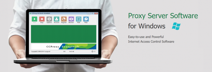 โปรแกรมจัดตั้ง Proxy Server สำหรับธุรกิจ CCProxy for Windows