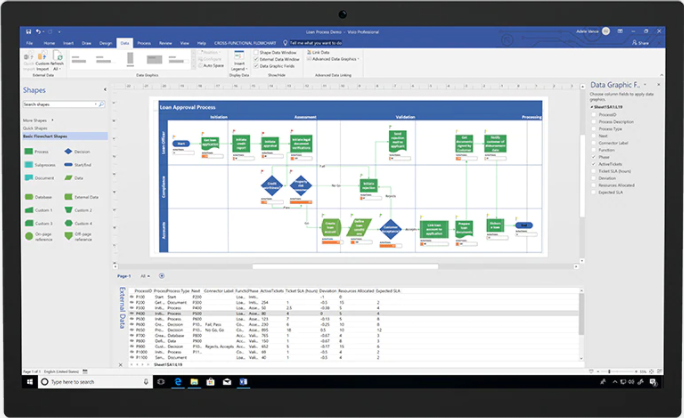 โปรแกรมออกแบบไดอะแกรมสำหรับธุรกิจ รุ่นมาตรฐาน Microsoft Visio Standard 2021 โปรแกรมออกแบบไดอะแกรมสำหรับธุรกิจ รุ่นมาตรฐาน Microsoft Visio Standard 2021