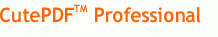 โปรแกรมจัดการไฟล์เอกสารพีดีเอฟ CutePDF Professional