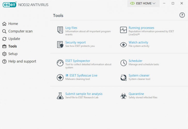 โปรแกรมแอนตี้ไวรัส สำหรับการใช้งานในบ้าน ESET NOD32 Antivirus
