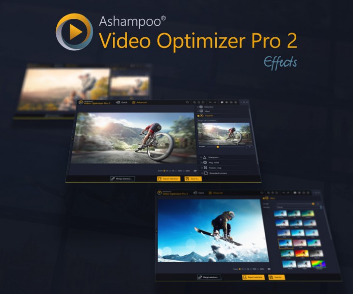 โปรแกรมตัดต่อวิดีโอ Ashampoo Video Optimizer Pro