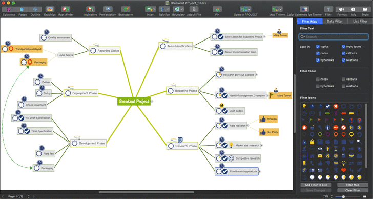 โปรแกรมสร้างแผนที่ความคิด ConceptDraw MINDMAP