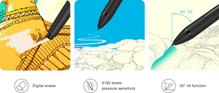 เมาส์ปากกาพร้อมหน้าจอวาดรูป 4K ความละเอียดสูง XP-Pen Artist Pro 16TP