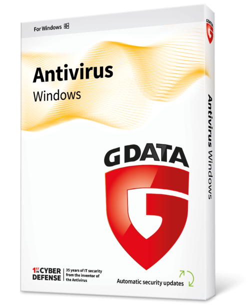 โปรแกรมแอนตี้ไวรัส G Data AntiVirus for Windows โปรแกรมแอนตี้ไวรัส G Data AntiVirus for Windows