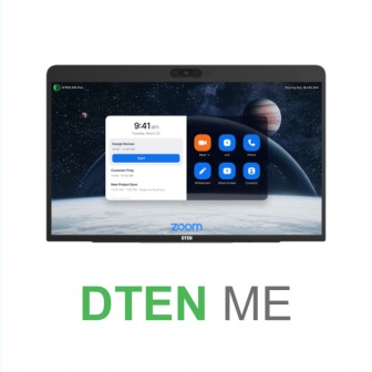 DTEN ME (อุปกรณ์ประชุมออนไลน์ All-in-one จอทัชสกรีน 27 นิ้ว พร้อมเว็บแคม ไมค์ ลำโพง ในชุดเดียว)