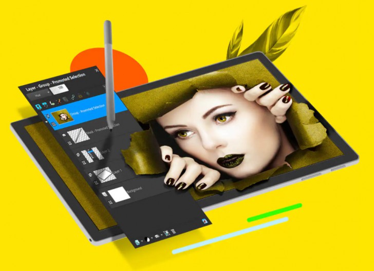 โปรแกรมแต่งรูป แก้ไขรูป รุ่นโปร PaintShop Pro 2023