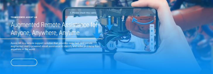 โปรแกรมให้ความช่วยเหลือจากระยะไกลแบบเห็นภาพเรียลไทม์ รุ่นโปร TeamViewer Assist AR Professional