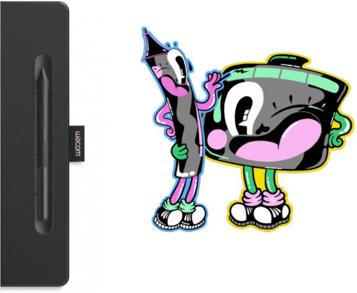 เมาส์ปากกาไซส์กลาง ปากกาไร้แบตเตอรี่ เชื่อมต่อบลูทูธ Wacom Intuos Bluetooth Medium CTL-6100WL