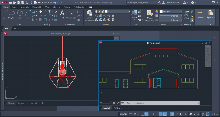 โปรแกรมออกแบบ 2 มิติ AutoCAD LT 2026 - Annual License