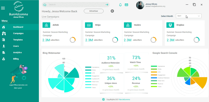 โปรแกรมรวม Control ด้านงาน Chart สำหรับนักพัฒนา Bunifu BuniCharts