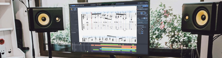 โปรแกรมฝึกเล่นกีตาร์ แกะเพลง แต่งเพลง Guitar Pro