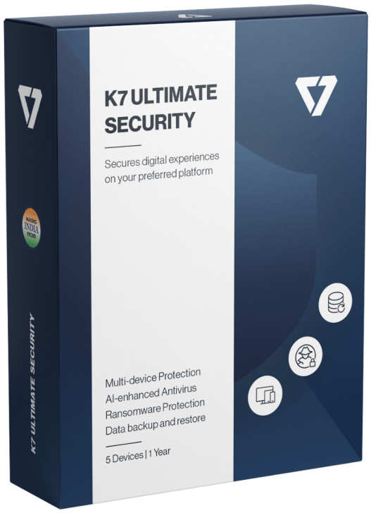 โปรแกรมแอนตี้ไวรัส รุ่นสูงสุด สำรองข้อมูล ปกป้องอุปกรณ์พกพา K7 Ultimate Security