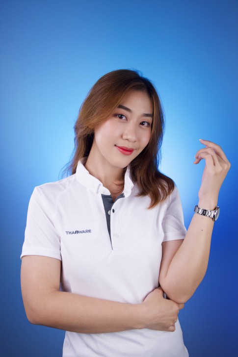 เสื้อโปโลสีขาว Thaiware Polo Shirt 2022