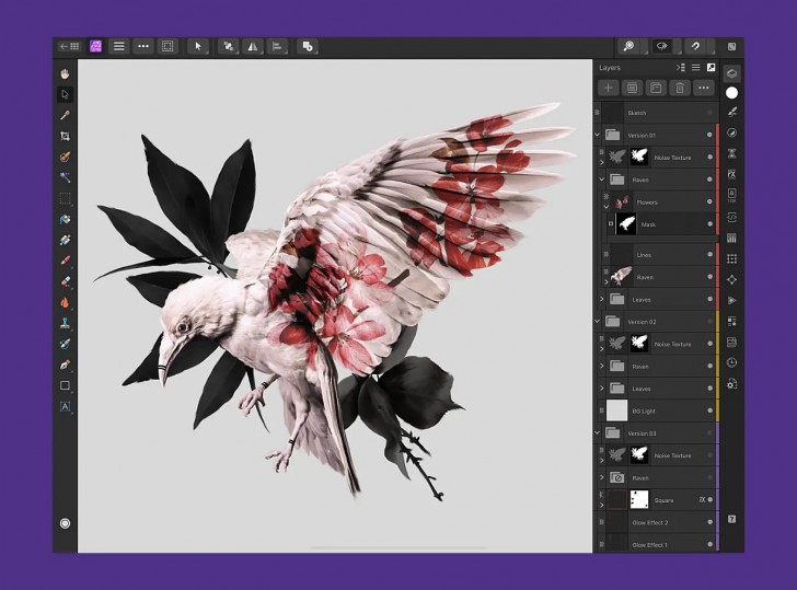 แอปพลิเคชัน iPad สำหรับแต่งรูป จัดการ RAW ไฟล์ Affinity Photo 2 for iPad
