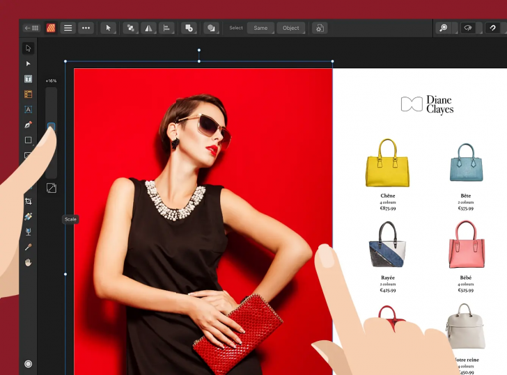 แอปพลิเคชัน iPad สำหรับออกแบบสื่อสิ่งพิมพ์ อีบุ๊ก Affinity Publisher 2 for iPad