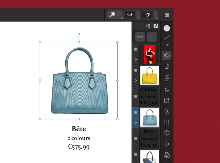 แอปพลิเคชัน iPad สำหรับออกแบบสื่อสิ่งพิมพ์ อีบุ๊ก Affinity Publisher 2 for iPad