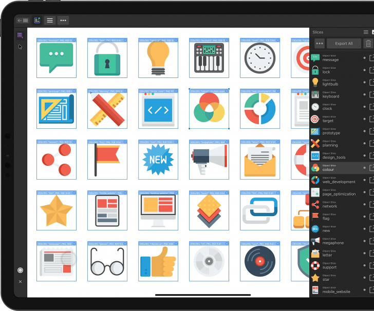 แอปพลิเคชัน iPad สำหรับวาดรูป เวกเตอร์ แรสเตอร์ Affinity Designer 2 for iPad