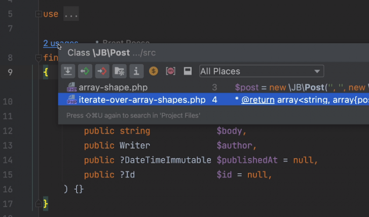 โปรแกรมรวมเครื่องมือสำหรับผู้พัฒนาภาษาพีเอชพี Jetbrains PhpStorm 2025