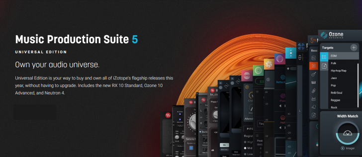 ชุดโปรแกรม สำหรับคนทำเพลง คนทำงานด้านเสียง ในราคาสุดคุ้ม iZotope Music Production Suite 5