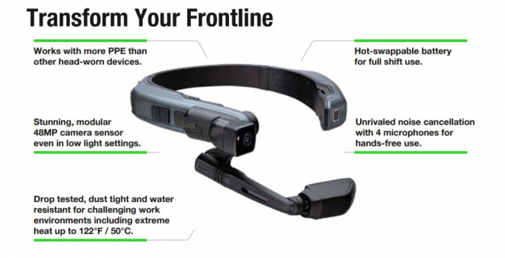 แว่นตาอัจฉริยะ จอภาพขนาดใหญ่ เพิ่มประสิทธิภาพคนหน้างาน RealWear Navigator 520