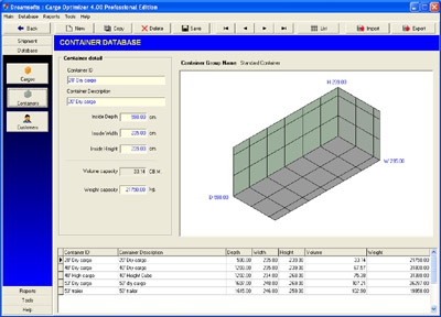 โปรแกรมคำนวณการจัดเรียงสินค้าใส่ตู้คอนเทนเนอร์ รุ่นระดับสูง Cargo Optimizer Enterprise โปรแกรมคำนวณการจัดเรียงสินค้าใส่ตู้คอนเทนเนอร์ รุ่นระดับสูง Cargo Optimizer Enterprise