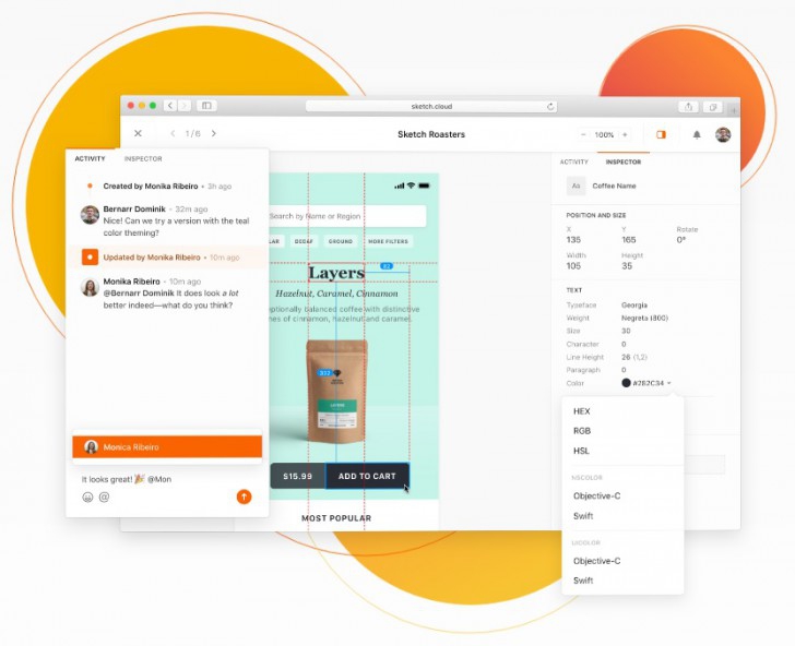 โปรแกรมออกแบบ UI UX สำหรับแอปพลิเคชัน และเว็บ รุ่นสำหรับธุรกิจ ลิขสิทธิ์รายปี Sketch Business for Mac - Subscription License