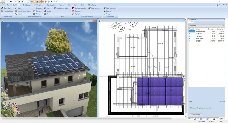 โปรแกรมออกแบบสถาปัตยกรรม รุ่นเริ่มต้น Ashampoo 3D CAD Architecture 11