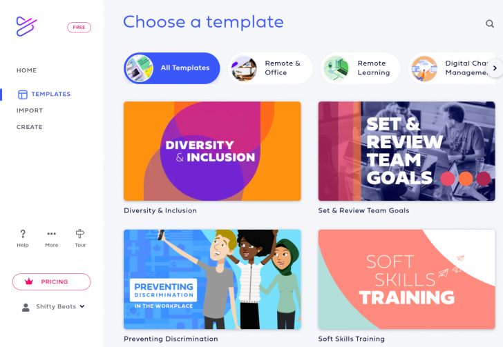 โปรแกรมตัดต่อวิดีโอ ทำวิดีโอสำหรับธุรกิจ รุ่นระดับสูง Powtoon Agency