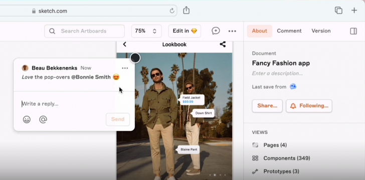 โปรแกรมออกแบบ UI UX สำหรับแอปพลิเคชัน และเว็บ รุ่นมาตรฐาน ลิขสิทธิ์รายปี Sketch Standard for Mac - Subscription License