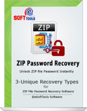 โปรแกรมกู้รหัสผ่านไฟล์บีบอัด eSoftTools ZIP Password Recovery