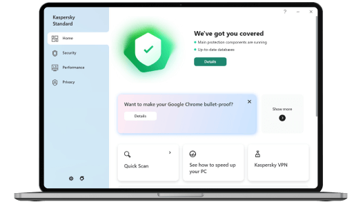 โปรแกรมแอนตี้ไวรัส รุ่นระดับกลาง Kaspersky Plus