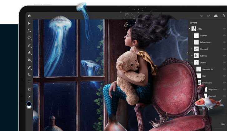 โปรแกรมแต่งรูป รุ่นโปร Adobe Photoshop Pro for Teams Corporate