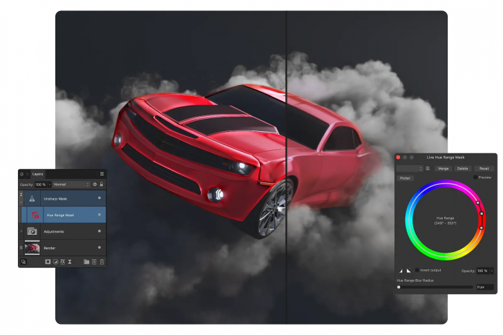 โปรแกรมแต่งรูป จัดการ RAW ไฟล์ รุ่นสำหรับผู้ใช้งานหลายคน ในองค์กร Affinity Photo 2 (Multi-user) for Business