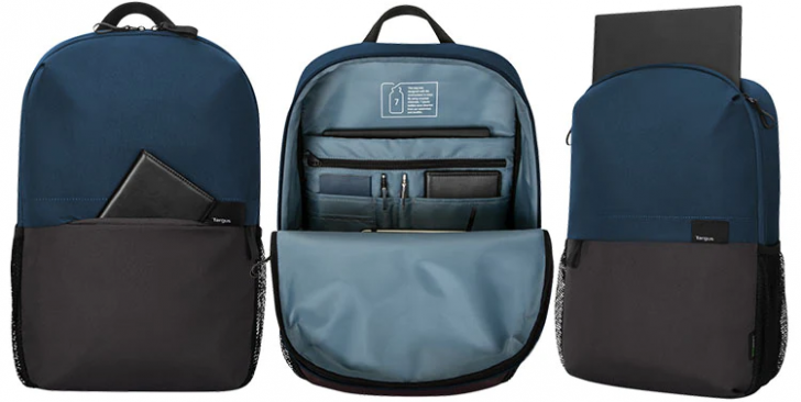 กระเป๋าเป้โน้ตบุ๊กจอ 15.6 นิ้ว ผลิตจากวัสดุรักษ์โลก Targus 15.6" Sagano EcoSmart Campus Backpack