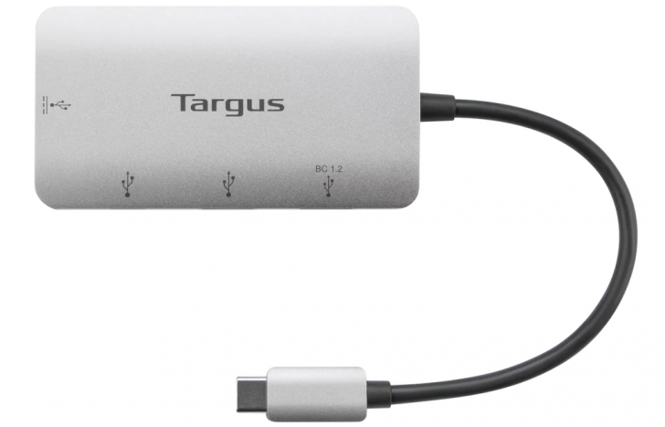 อุปกรณ์เพิ่มช่อง USB รองรับชาร์จเร็ว 100 วัตต์ Targus USB-C Multi-Port HUB with 100W Power Delivery