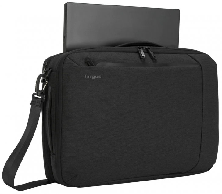 กระเป๋าเป้โน้ตบุ๊กจอ 15.6 นิ้ว เปลี่ยนทรงเป็นสะพายข้างได้ ผลิตจากวัสดุรักษ์โลก Targus 15.6 Cypress EcoSmart Convertible Backpack