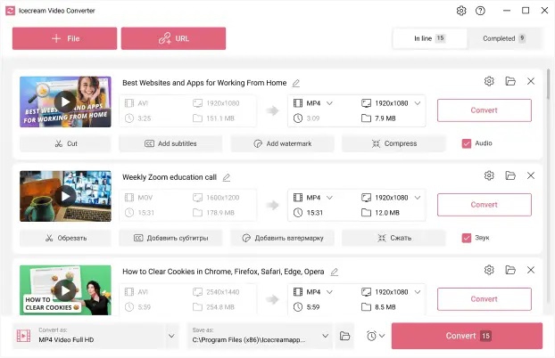 ชุดโปรแกรมสุดคุ้มจัดการเอกสาร PDF ตัดต่อวิดีโอ จับภาพหน้าจอ จัดการรูป Icecream Apps PRO : 11-in-1