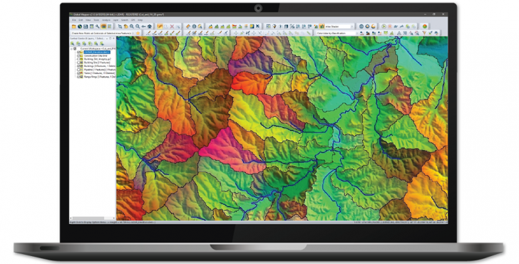 โปรแกรมระบบสารสนเทศภูมิศาสตร์ รุ่นโปร Global Mapper Pro