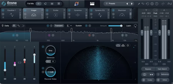 โปรแกรมทำต้นฉบับเสียง ต้นฉบับเพลง รุ่นระดับสูง iZotope Ozone 11 Advanced